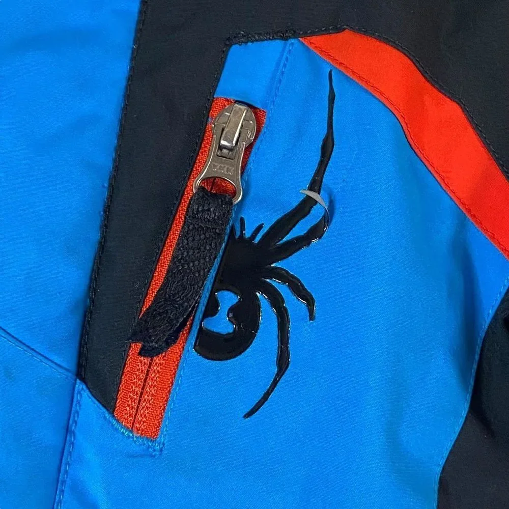 Spyder Challenger‎ Boys Blue Insulated Ski Jacket Winter Size 2